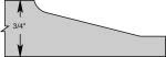 CB PANEL RAISING KNIVESCCW ROT  3/4" THICK PANEL
